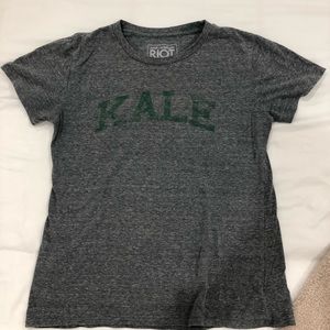 “Kale” Suburban Riot Grey T-Shirt